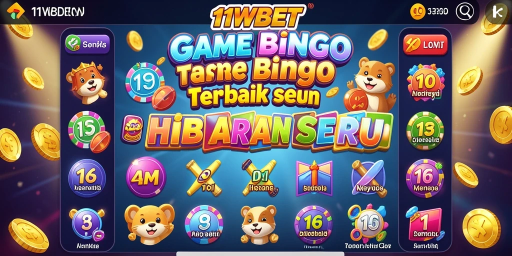 Tampilan seru permainan Bingo di 11WBET