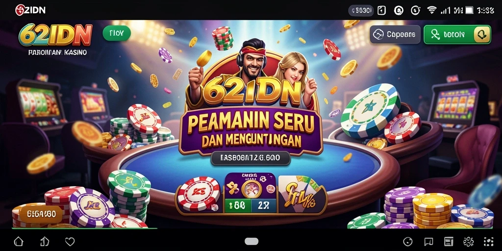 Tampilan menakjubkan dari gameplay Kasino 62IDN.