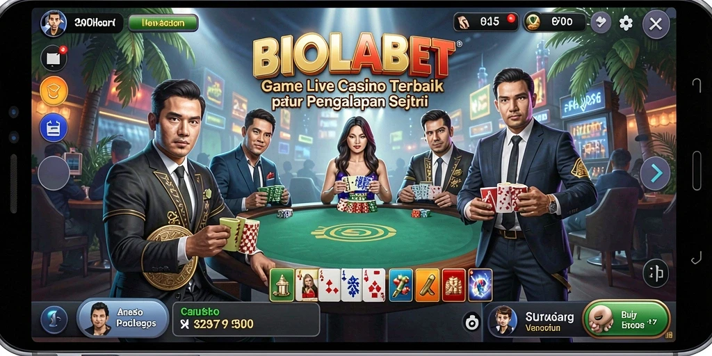 Gameplay intens dan interaktif di BIOLABET Live Casino.