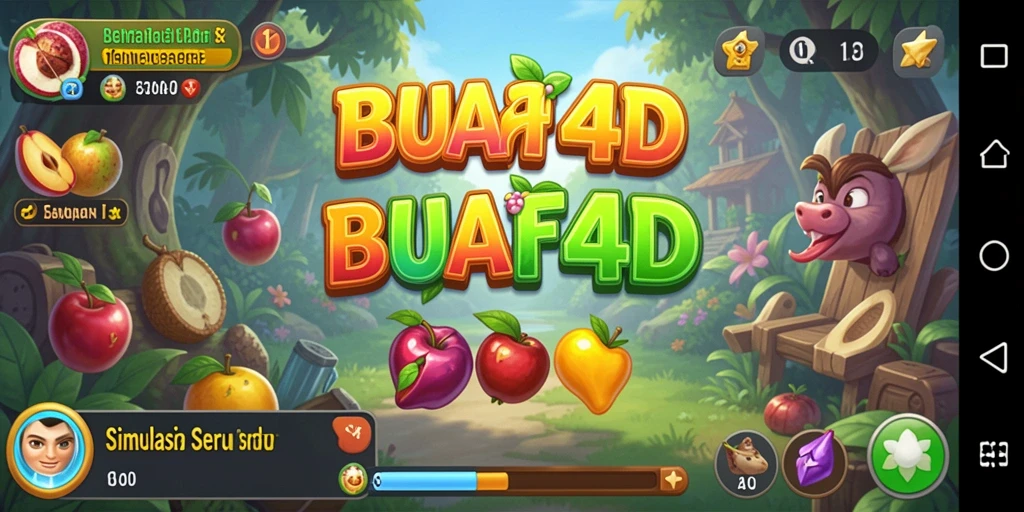Tampilan permainan BUAH4D yang memukau dan penuh warna.