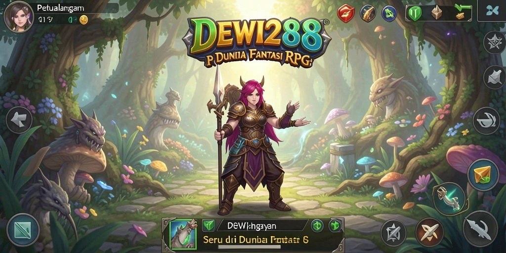 Tampilan gameplay menarik di dunia fantastis DEWI288.