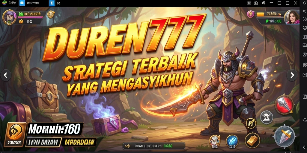 Gameplay DUREN777 yang menegangkan dan penuh strategi.