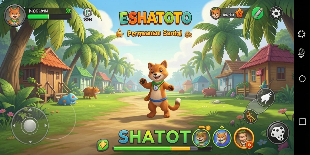 Tampilan menarik dari gameplay ESHATOTO yang mengasyikkan.