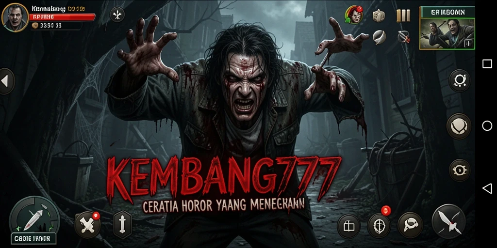 Tangkapan layar menunjukkan suasana menegangkan dari KEMBANG777.