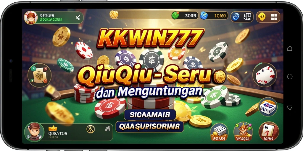 Tampilan gameplay seru di KKWIN777 dengan banyak aksi QiuQiu.