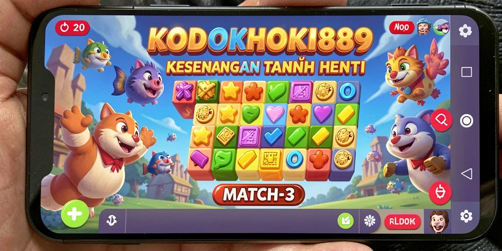 Tampilan seru gameplay KODOKHOKI889 dalam aksinya.