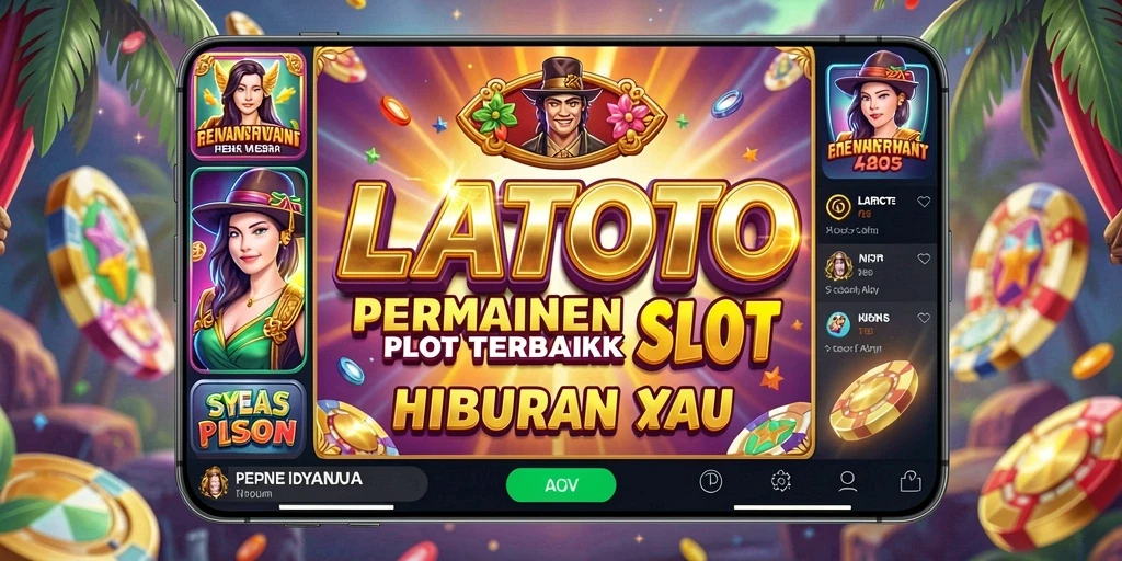 Gameplay LATOTO yang mendebarkan dengan berbagai mesin slot.