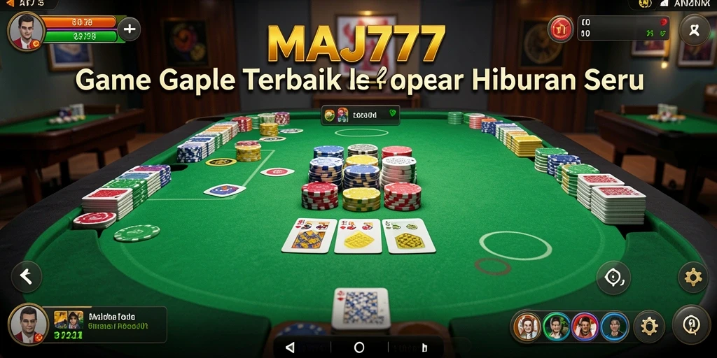 Gameplay seru Gaple di MAJ777 yang mengasyikkan.