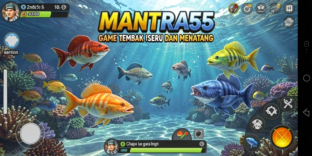 Gameplay seru menembak ikan di lautan