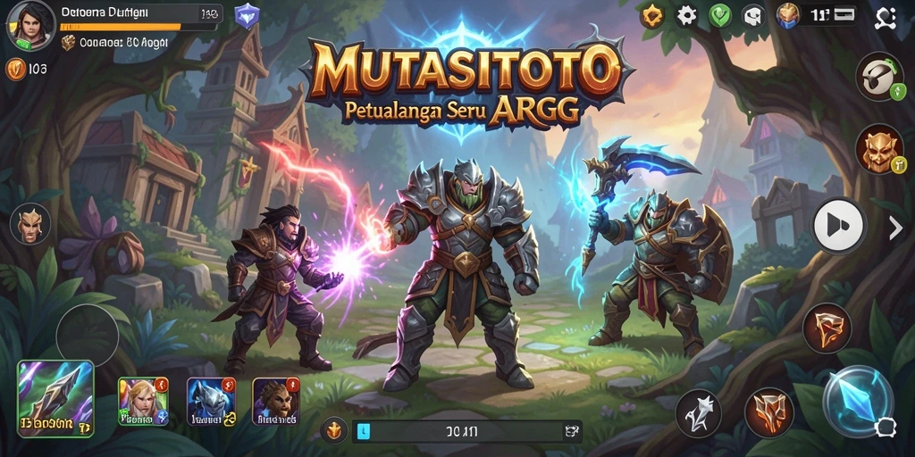 Tampilan gameplay seru di dunia fantastis MUTASITOTO.