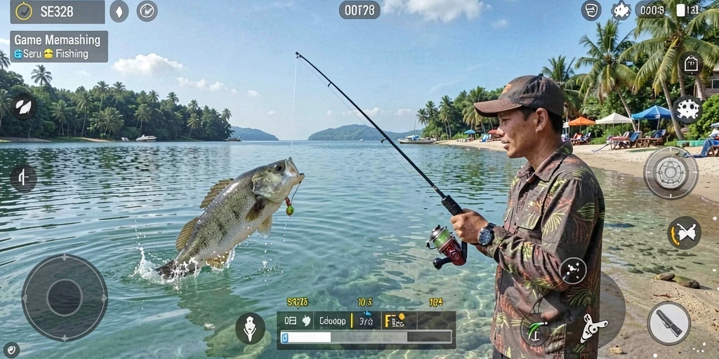 Tangkapan ikan besar dalam permainan SE328 yang menakjubkan.